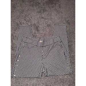 Michael Kors Women's Black & White Patterned Pants